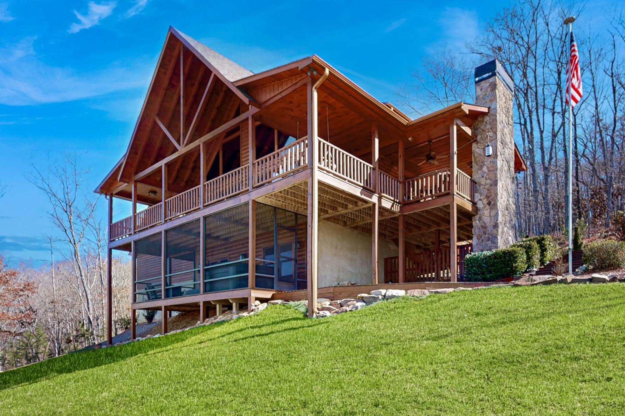 Bougie Bear Cabin Morganton Zewnętrze zdjęcie